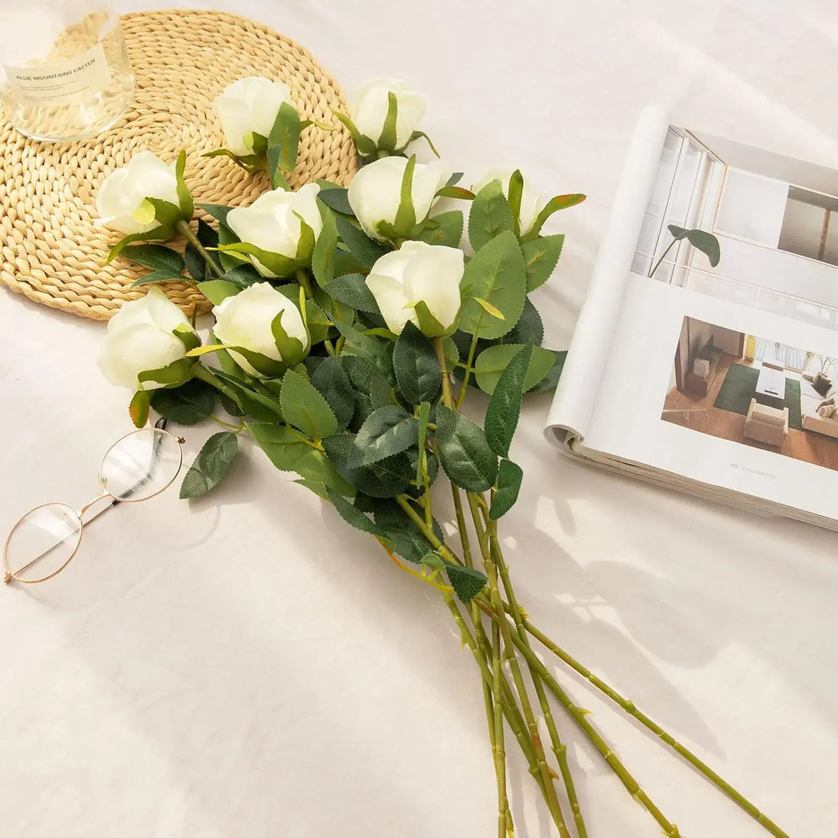 Artificial Silk Rose Bouquet – Wedding & Home Decor Artificial Flower Bouquet Babs