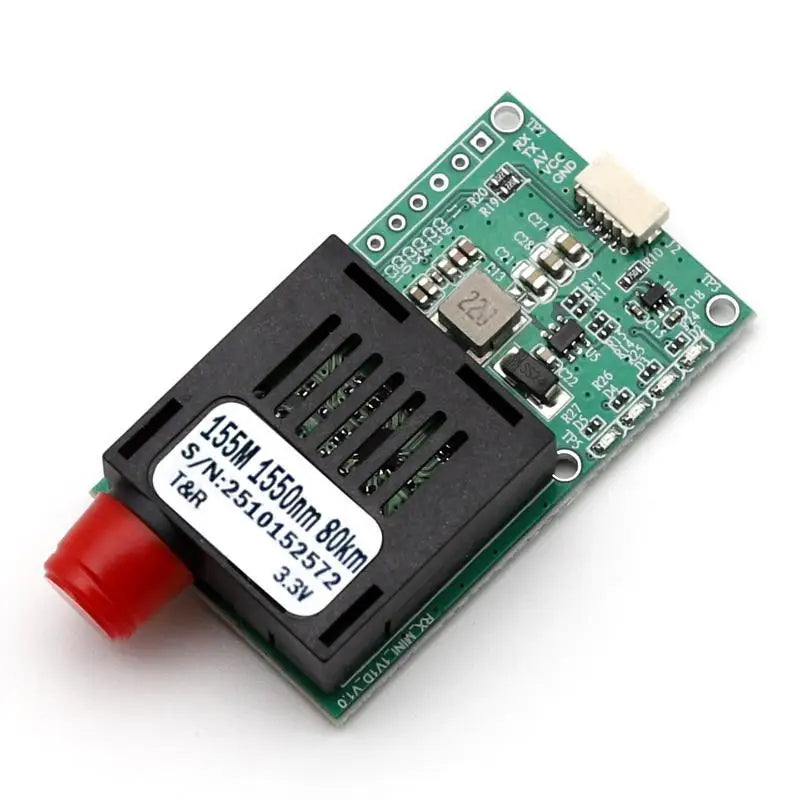 TTL Fiber Optic Transceiver Module 5.5-26V FPV Drone 25-100KM Optical Transceiver Module Babs E