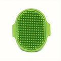 Silicone Dog Bath Brush – Pet Massage & Shampoo Scrubber Pet Grooming Brush Babs Green