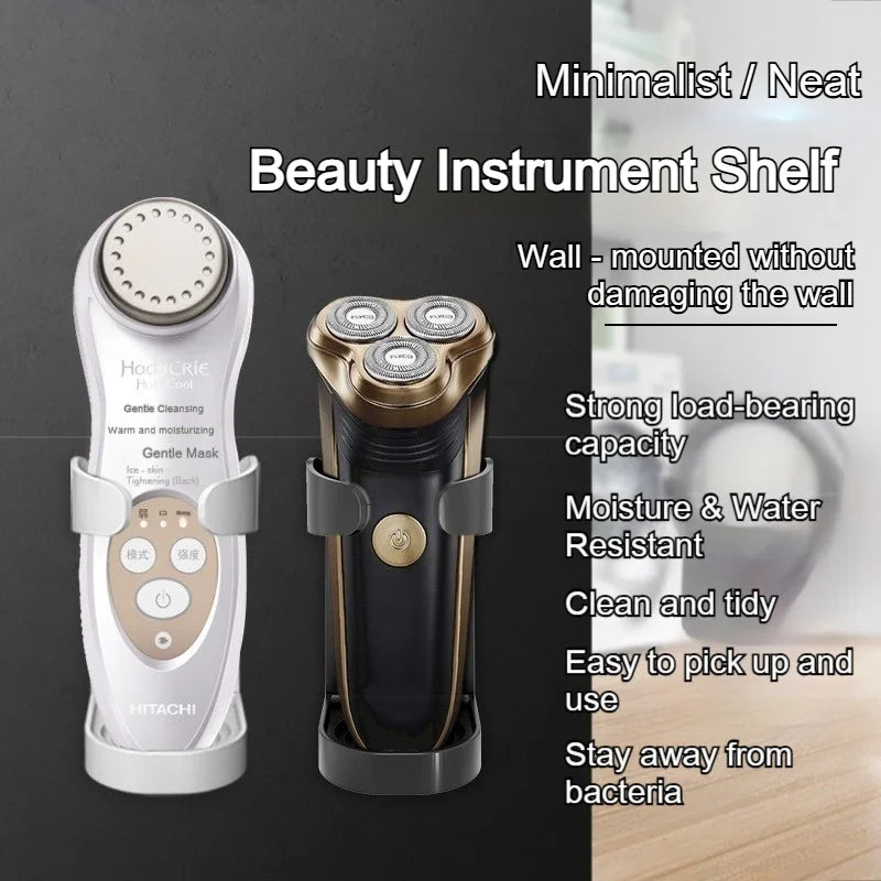 Wall-Mounted Razor & Toothbrush Holder – Self-Adhesive, No-Drill Bathroom Storage Holder Babs