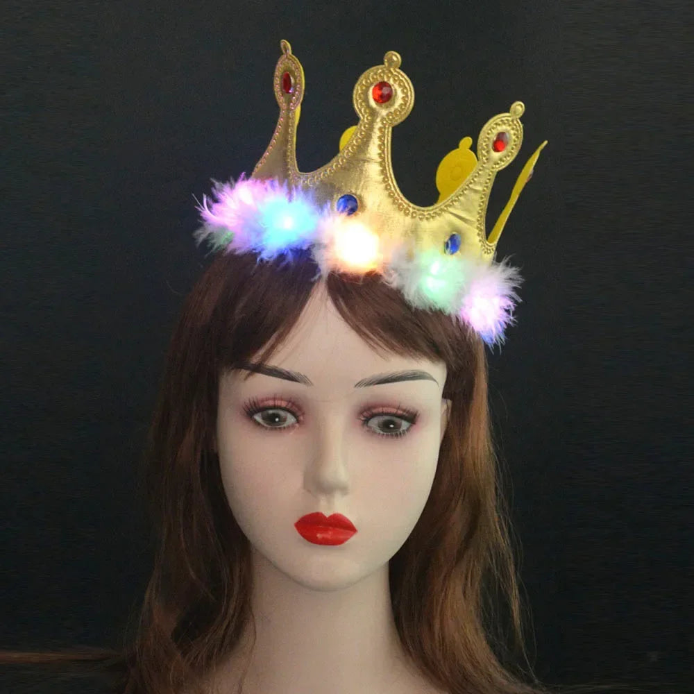 LED Light-Up Glow Headband for Kids & Adults – Party & Wedding LED Glow Headband Babs 24