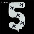 32" Black Bow Number Balloon Kit – Party & Wedding Décor Party Balloon Kit Babs Black 5 As pictures show