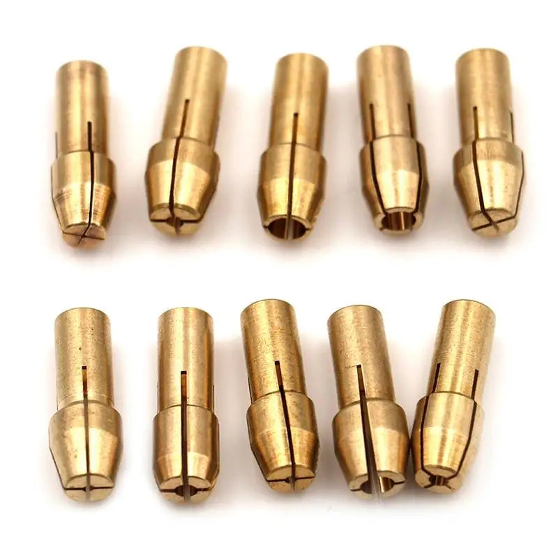 10Pcs Mini Drill Chuck Adapter 0.5–3.2mm Micro Collet Rotary Tool Drill Chuck Adapter Babs 10pcs