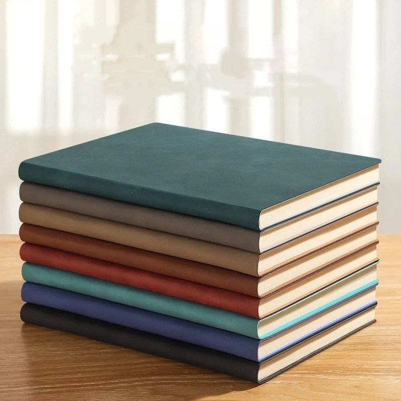 Vintage A5 Soft Leather Notebook – Business & College Journal Leather Notebook Babs