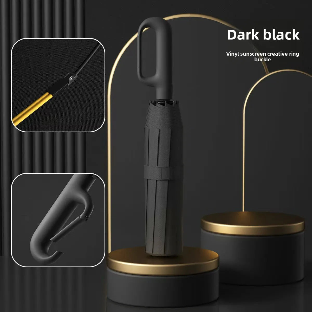 Automatic Folding Umbrella Windproof Waterproof – 60 Pack Folding Rain Umbrella Babs full-fiber 10K 1