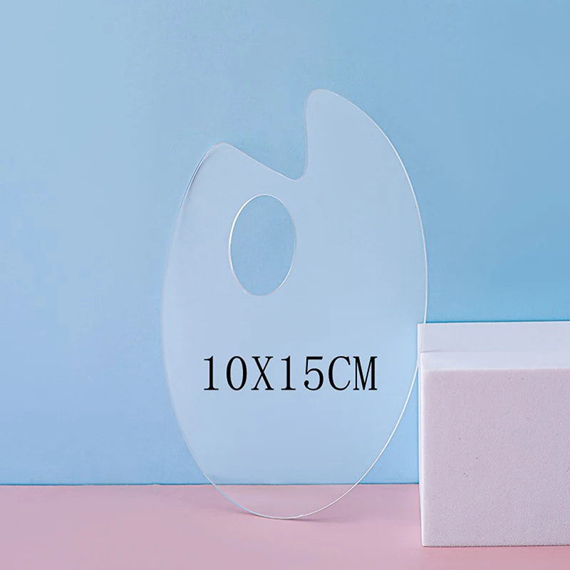 Transparent Acrylic Palette for Oil, Gouache & Fine Art Paint Painting Palette Babs A1