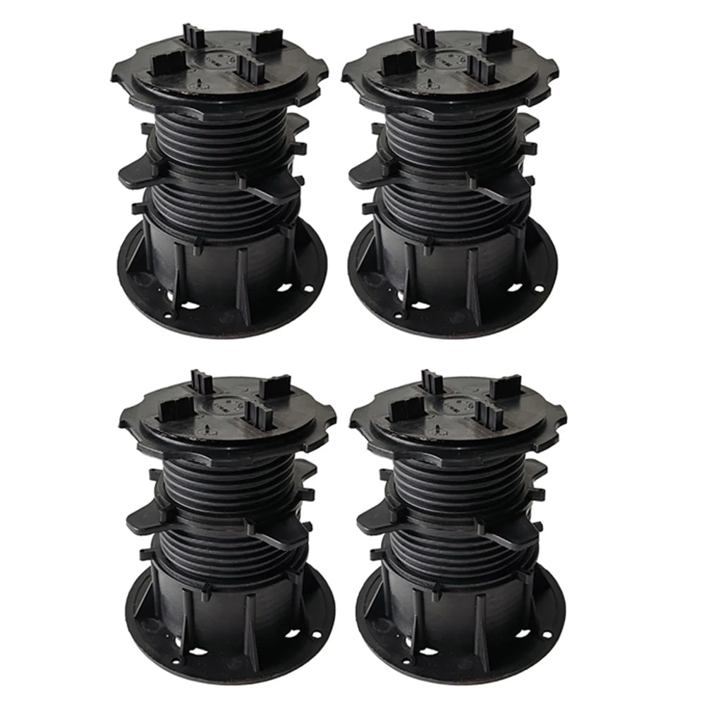 4Pcs Adjustable Decking Support Pedestal Set – Stem Risers Decking Support Pedestal Babs Style ST8
