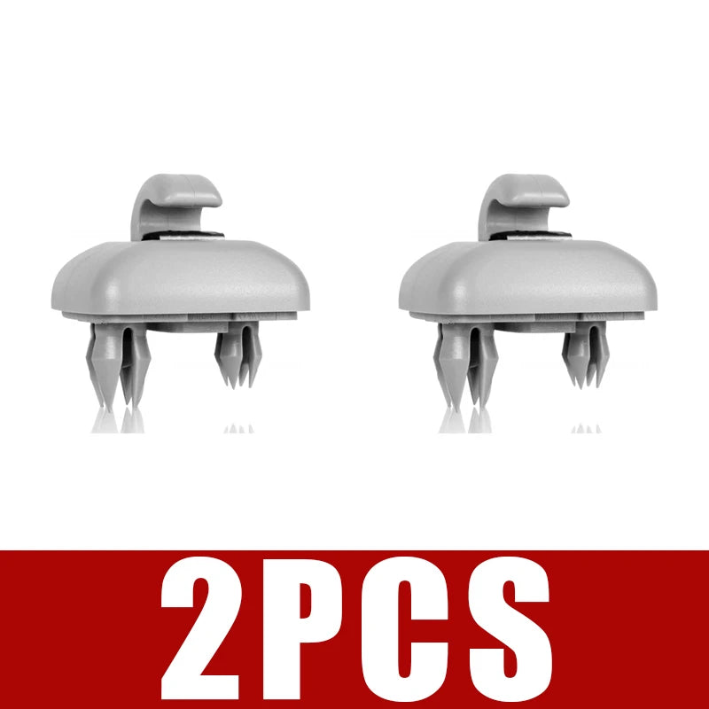 Gray Sun Visor Hook Clip for Audi A3 A4 A5 Q3 Q5 | 8U0857562A Sun Visor Clip Babs Gray 2PCS