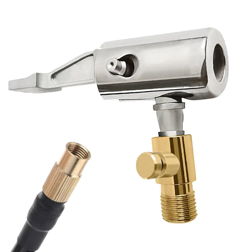 Portable Tire Air Chuck Valve Adapter – Inflator Connector Tire Inflator Adapter Babs