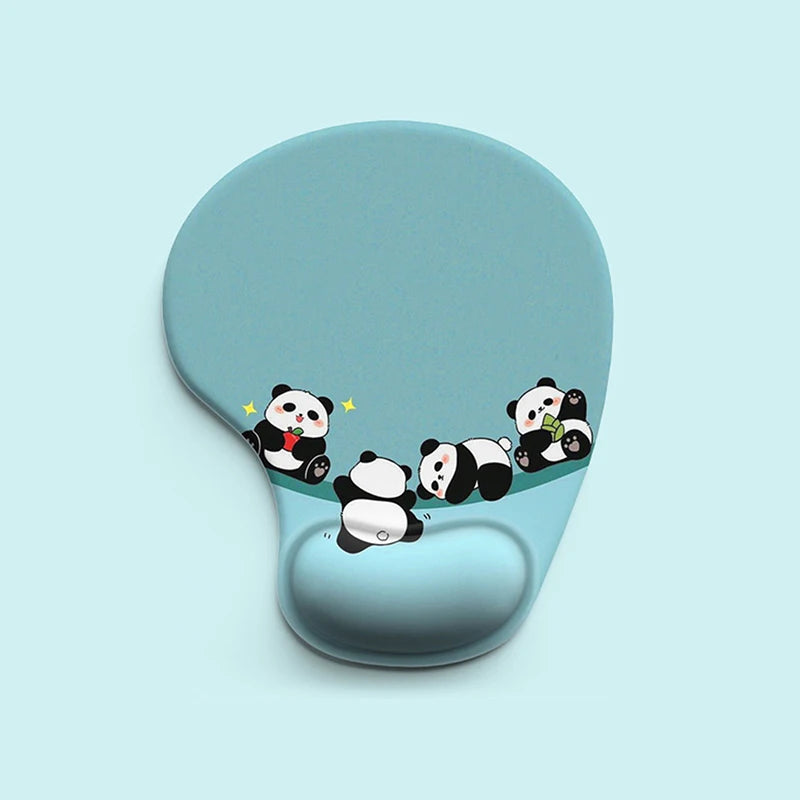 Cartoon Animal Silicone Mouse Pad & Wrist Rest Desk Mat Silicone Mouse Pad Babs A6