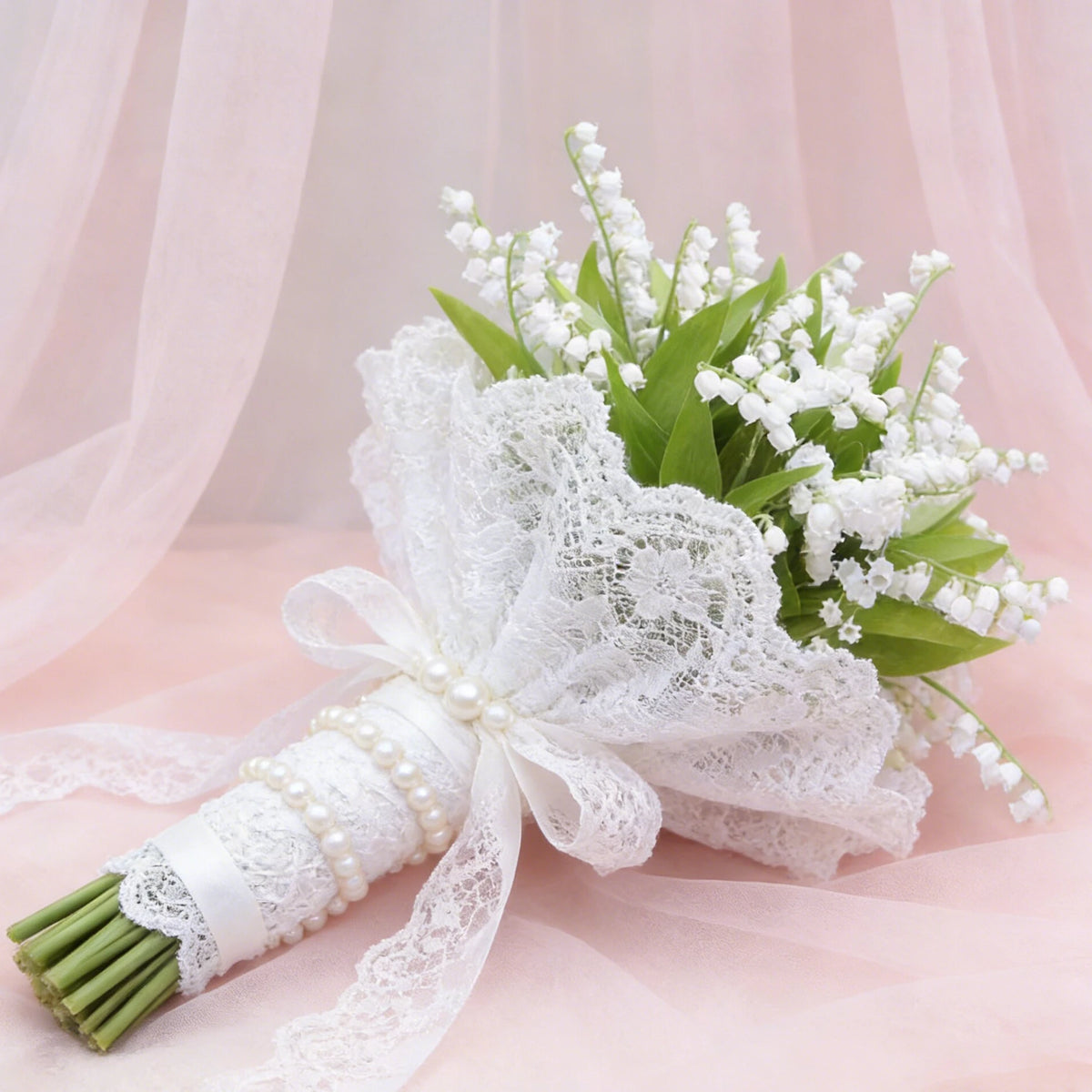 Artificial Bellflower Bouquet – Handmade Fake Flower Home Decor Artificial Flower Bouquet Babs