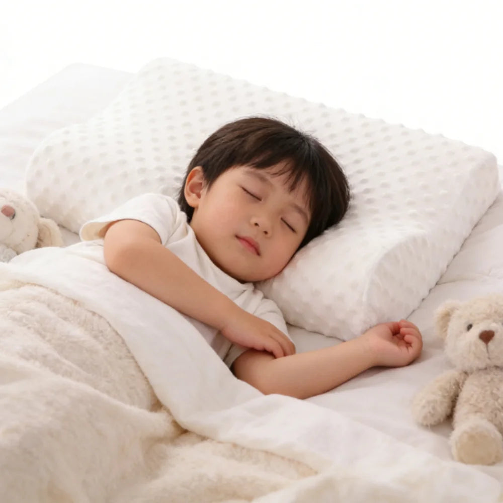 Memory Foam Wave Pillow – Ergonomic Neck Support for Side Sleepers Memory Foam Pillow Babs