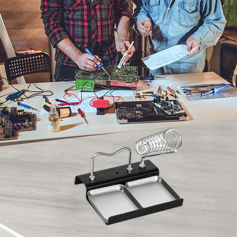 Dual Rack Soldering Iron Stand & Holder – DAZZLEEX Metal Soldering Iron Stand Babs