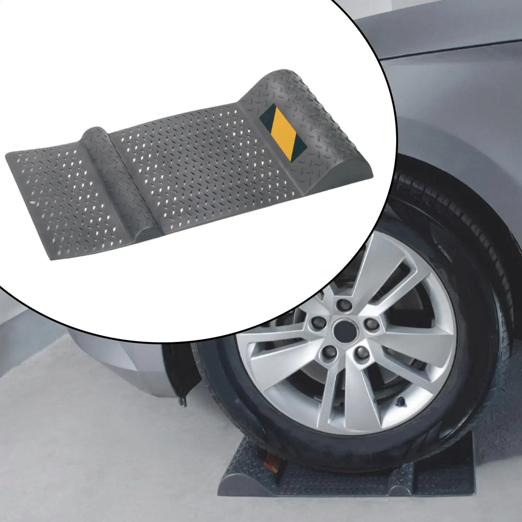 Garage Wheel Stopper Parking Mat – Tire Guide & Barrier Pad Garage Parking Stopper Babs