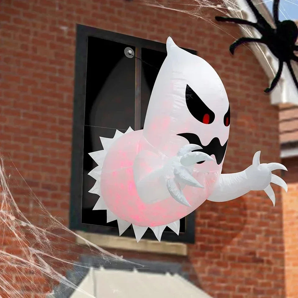 Giant Inflatable Halloween Ghost Yard Decoration with Lights Inflatable Halloween Decoration Babs