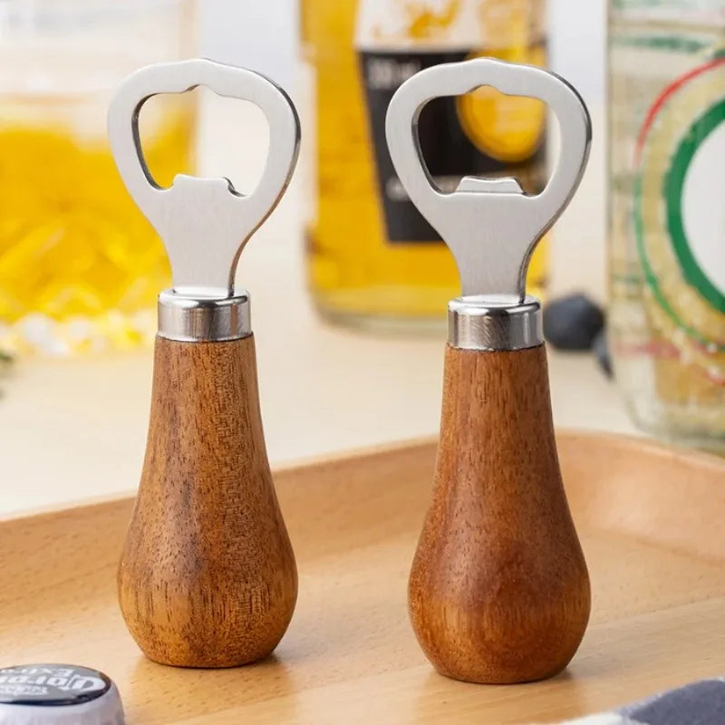 Wooden Bottle Opener – Solid Wood & Stainless Steel Bottle Opener Babs