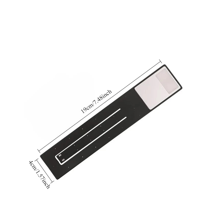 3-Color Dimming Book Light Clip – LED Eye-Friendly Reading Light LED Book Light Babs Black