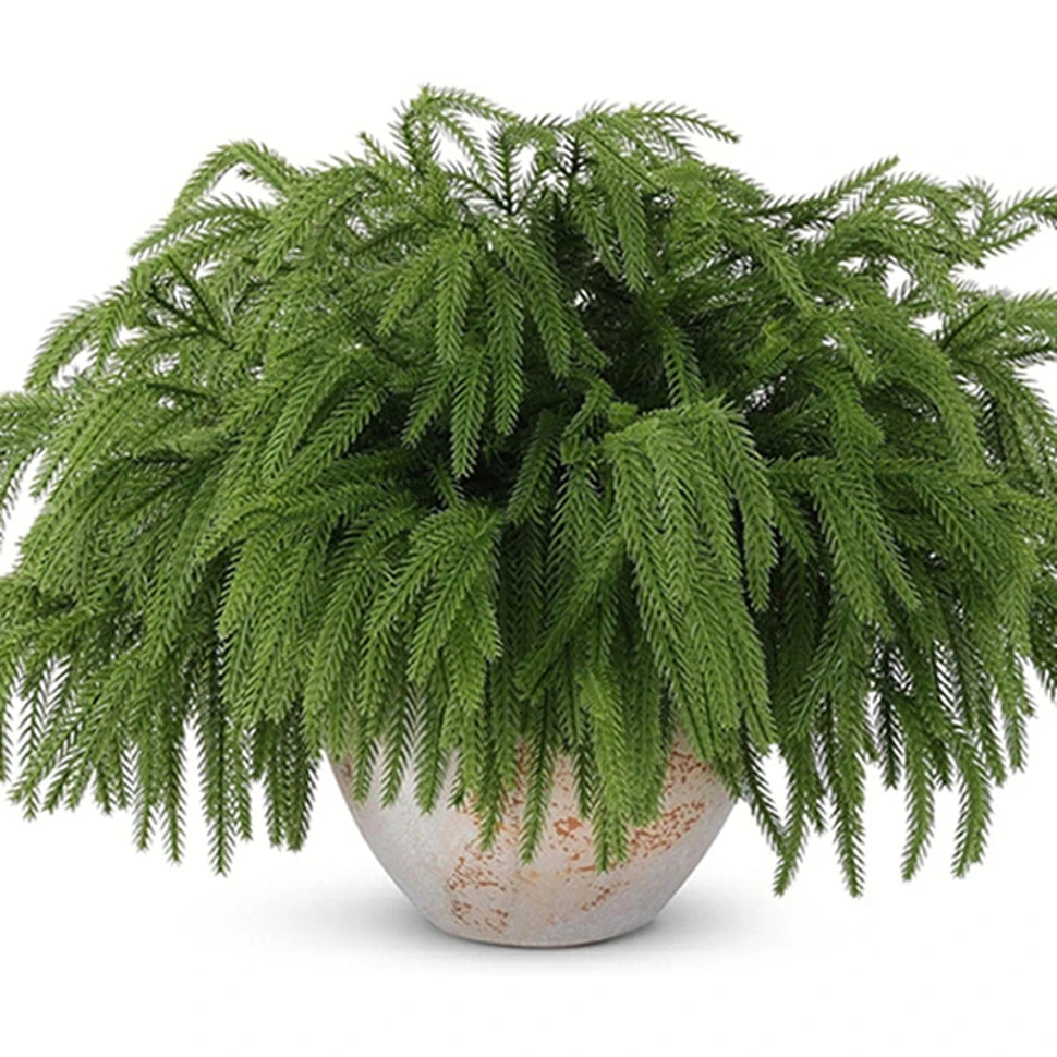 Artificial Pine Needle Stem – Christmas Wreath & Table Decor Artificial Plant Stem Babs