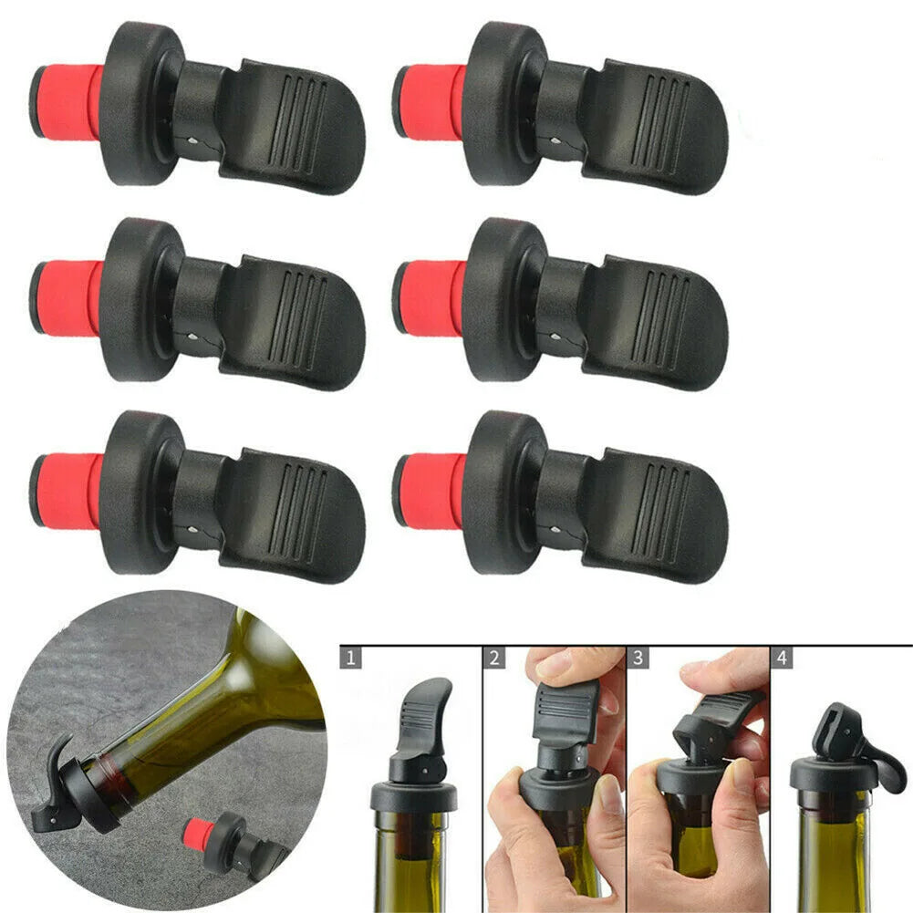 Hand Press Wine Bottle Stopper – Airtight Rubber Seal Cap Wine Bottle Stopper Babs