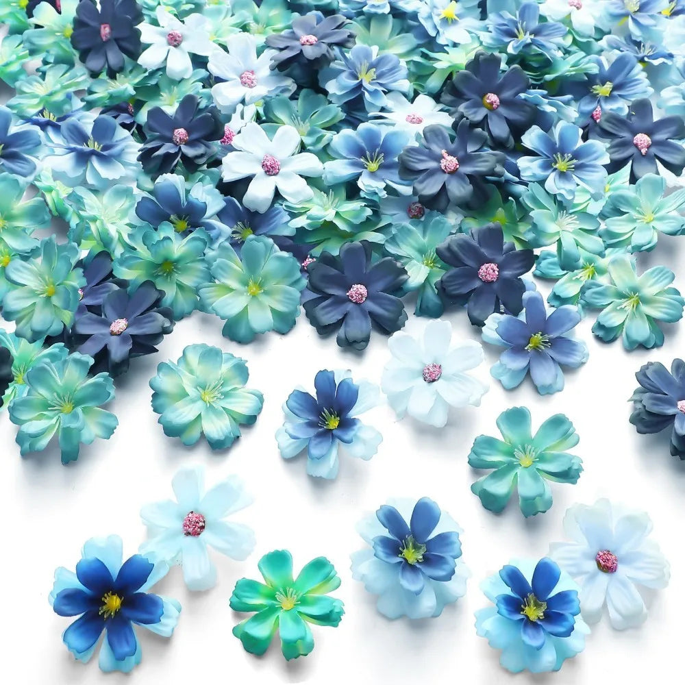20Pcs 6cm Artificial Silk Daisy Flower Heads for Wedding Decor Artificial Silk Flowers Babs