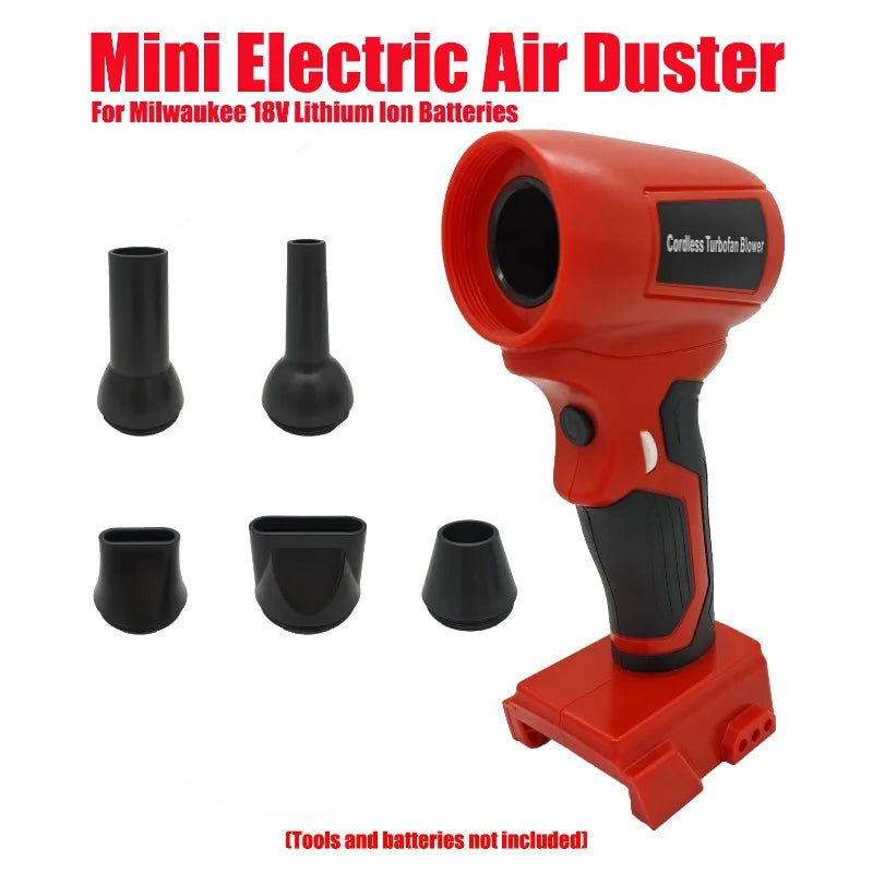 MWQ-TF05 Cordless Air Duster for Milwaukee 18V Battery | 130K RPM Cordless Air Duster Babs