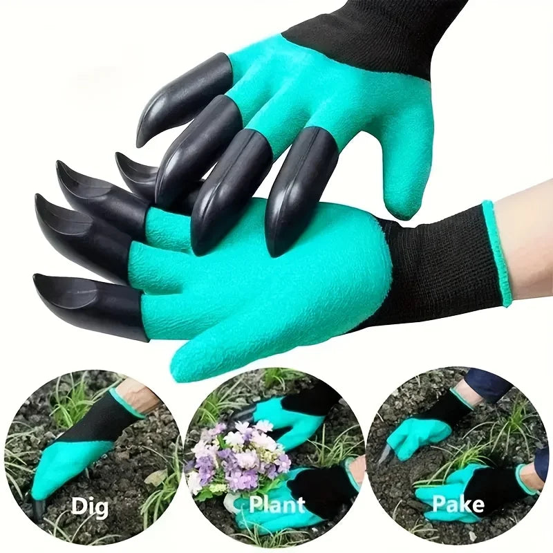 Claw Garden Gloves 2-Pair Set – Scratch-Resistant Digging Gloves Garden Claw Gloves Babs