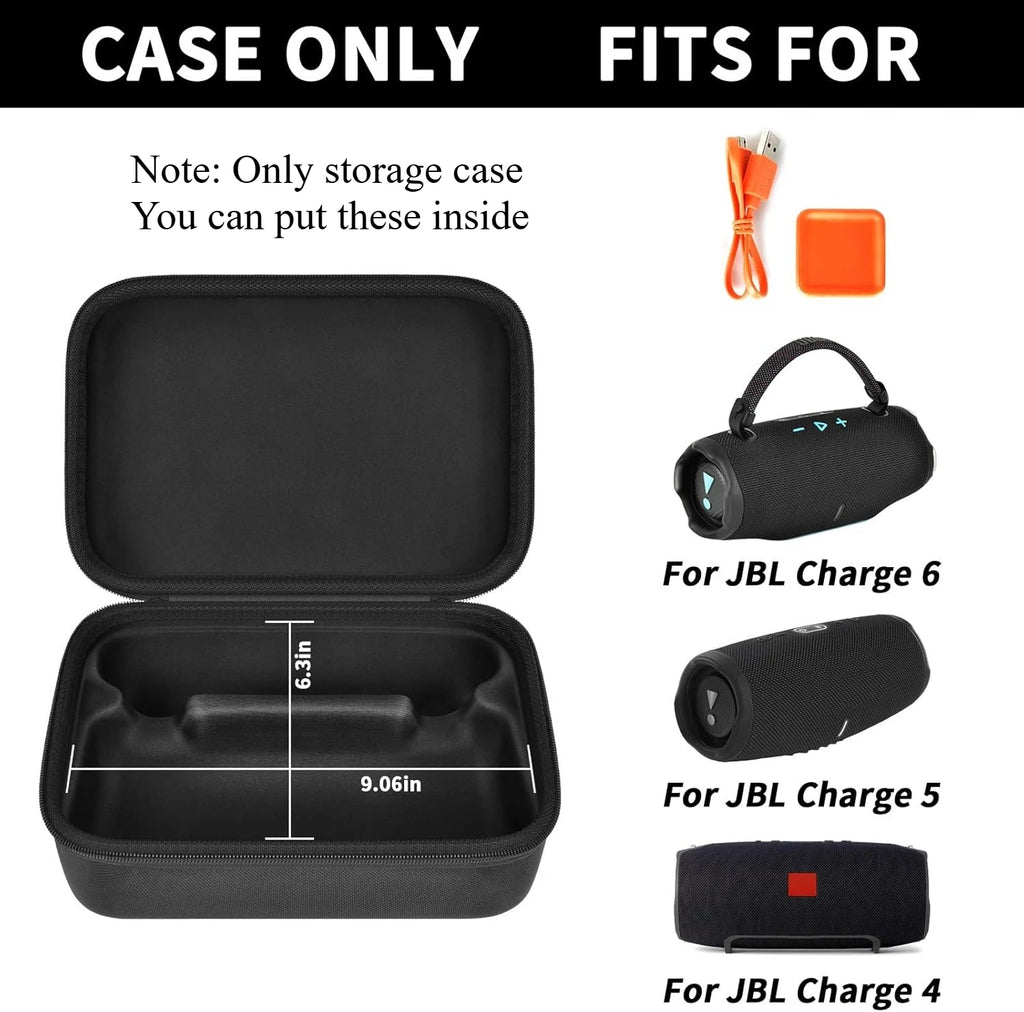 Paiyule Speaker Case for JBL Charge 6/5/4 + Shoulder Strap Speaker Carrying Case Babs