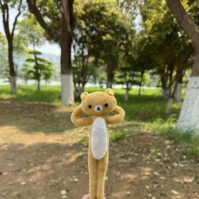 Cute Long Leg Bear Plush Keychain & Bag Charm – Soft Stuffed Doll Plush Keychain Charm Babs