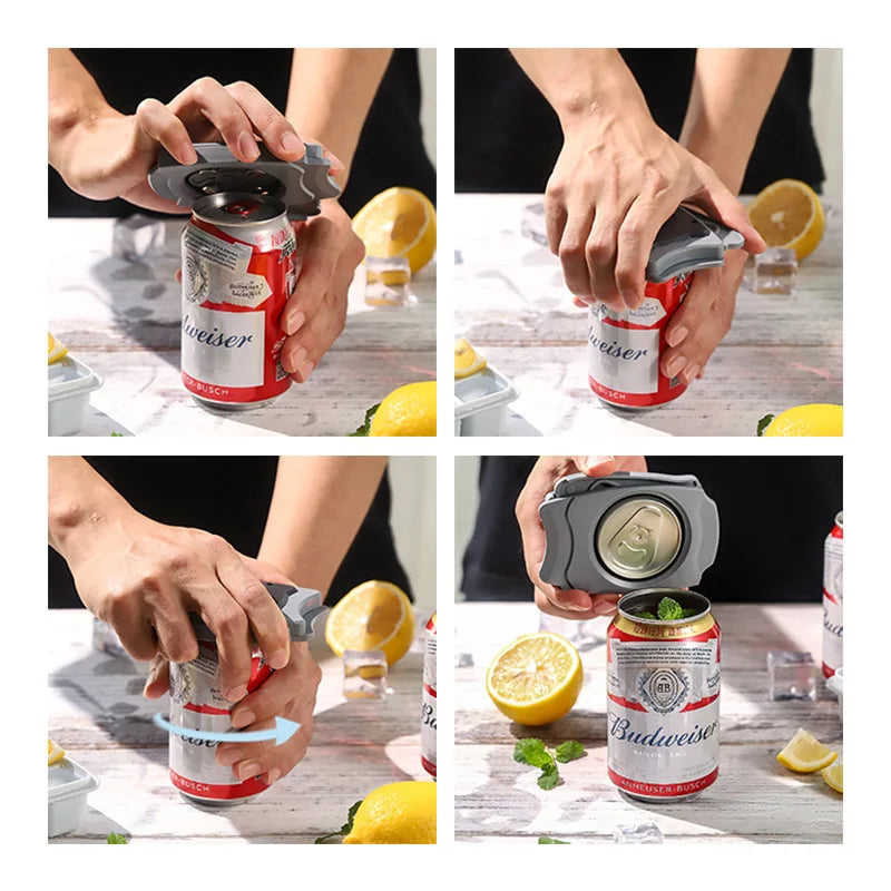 Smooth Edge Safe Can Opener – Portable Camping & Kitchen Tool Can Opener Babs