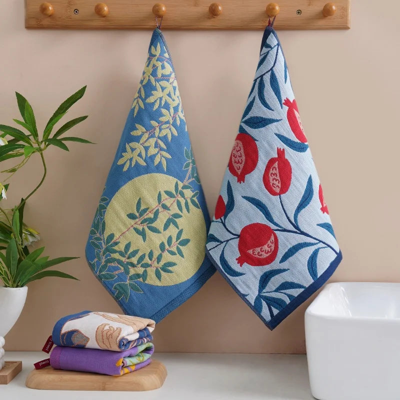 Kitchen & Bathroom Hand Towels with Loop – Quick Dry Cotton Kitchen Hand Towels Babs