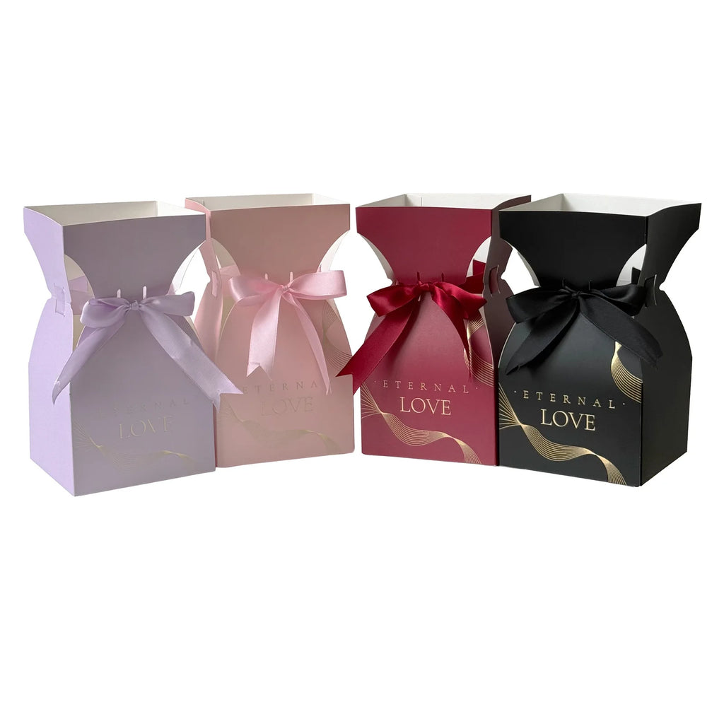 Flower Bouquet Gift Box – Floral Handbag Basket & Wrap Flower Gift Box Babs