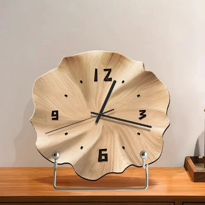Oeny Nordic Silent Desk Clock – Modern 30cm Home Décor Decorative Desk Clock Babs