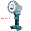 Portable LED Work Light 1400LM for 18–20V Tool Batteries LED Work Light Babs For Bosch