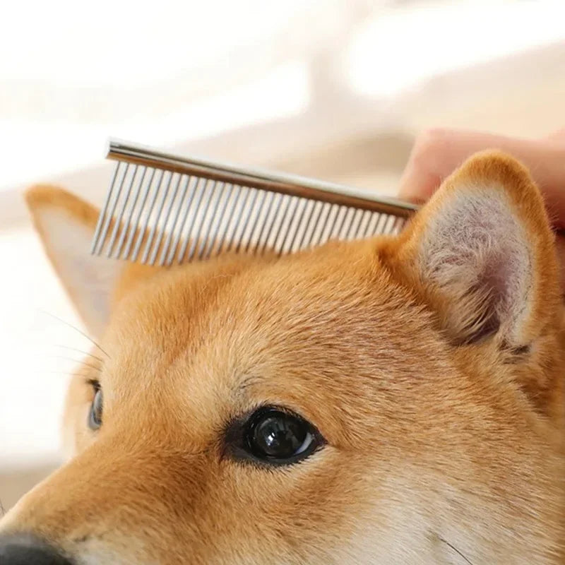 Stainless Steel Dog & Cat Dematting Comb 16/19cm Grooming Pet Grooming Comb Babs