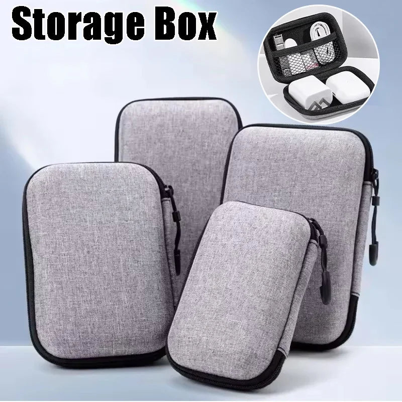 Electronics Organizer Pouch – Cable & Earphone Storage Bag Electronics Organizer Pouch Babs