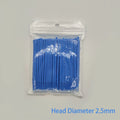 100pcs Touch-Up Micro Brush Applicator Sticks for Car Paint Micro Applicator Brushes Babs Blue
