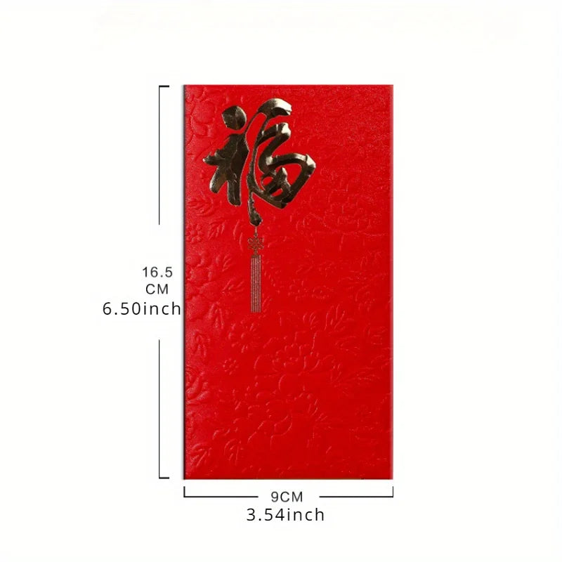40 Lucky Red Envelopes 2025 – Gold Foil Wedding & New Year Gift Festive Gift Envelopes Babs