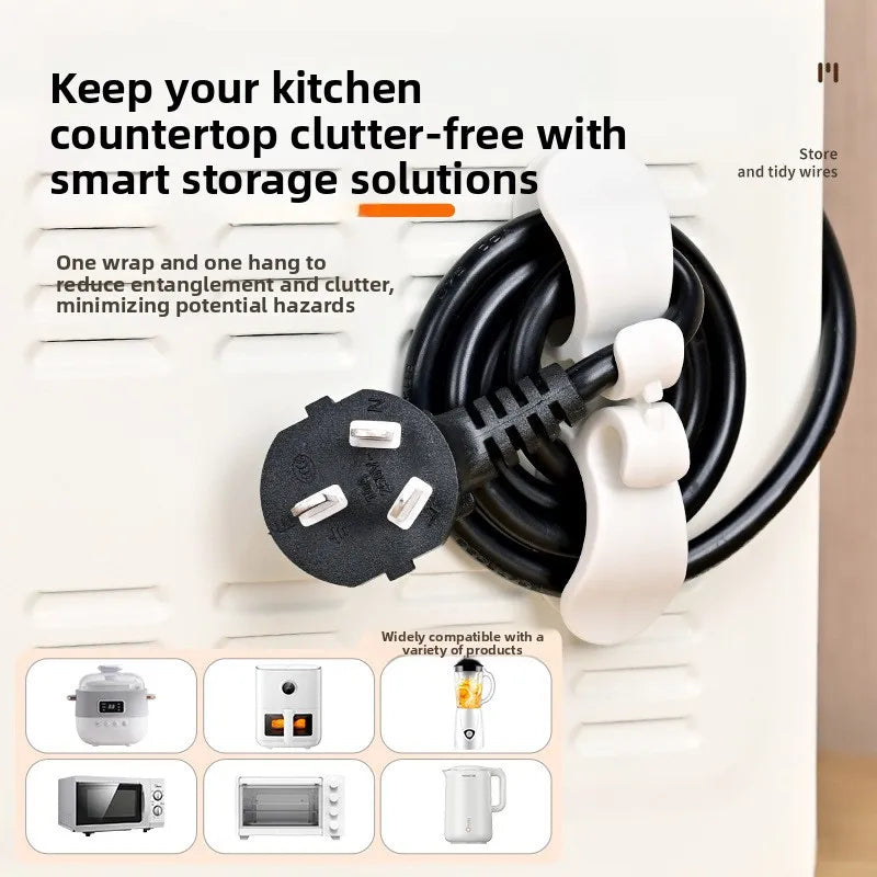 Cable Organizer Cord Winder Wire Wrapper & Plug Holder Cable Cord Organizer Babs