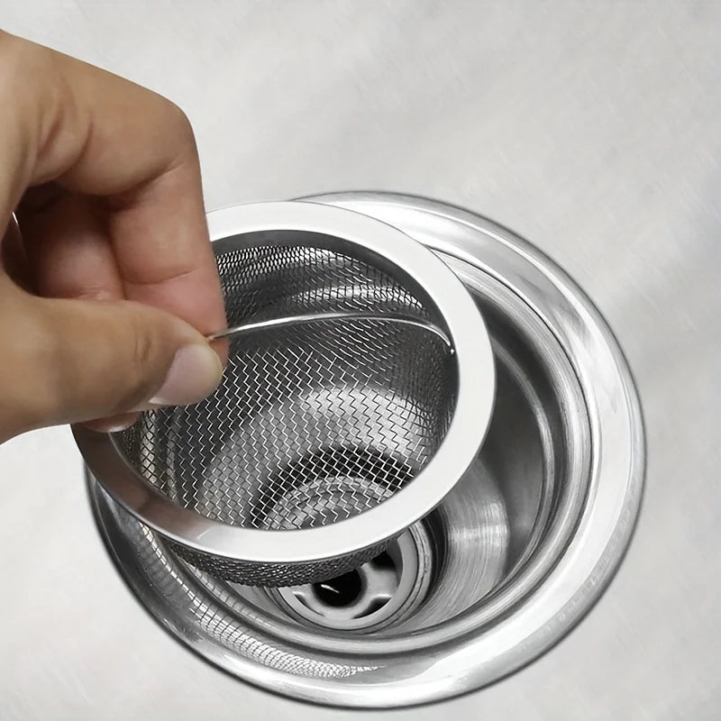 2pcs Stainless Steel Kitchen Sink Strainer & Drain Basket Sink Drain Strainer Babs