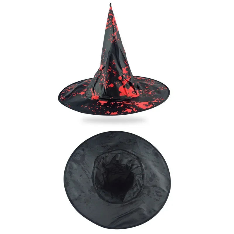 Halloween Witch Hat – Unisex Wizard Cap for Adults & Kids Costume Witch Hat Babs