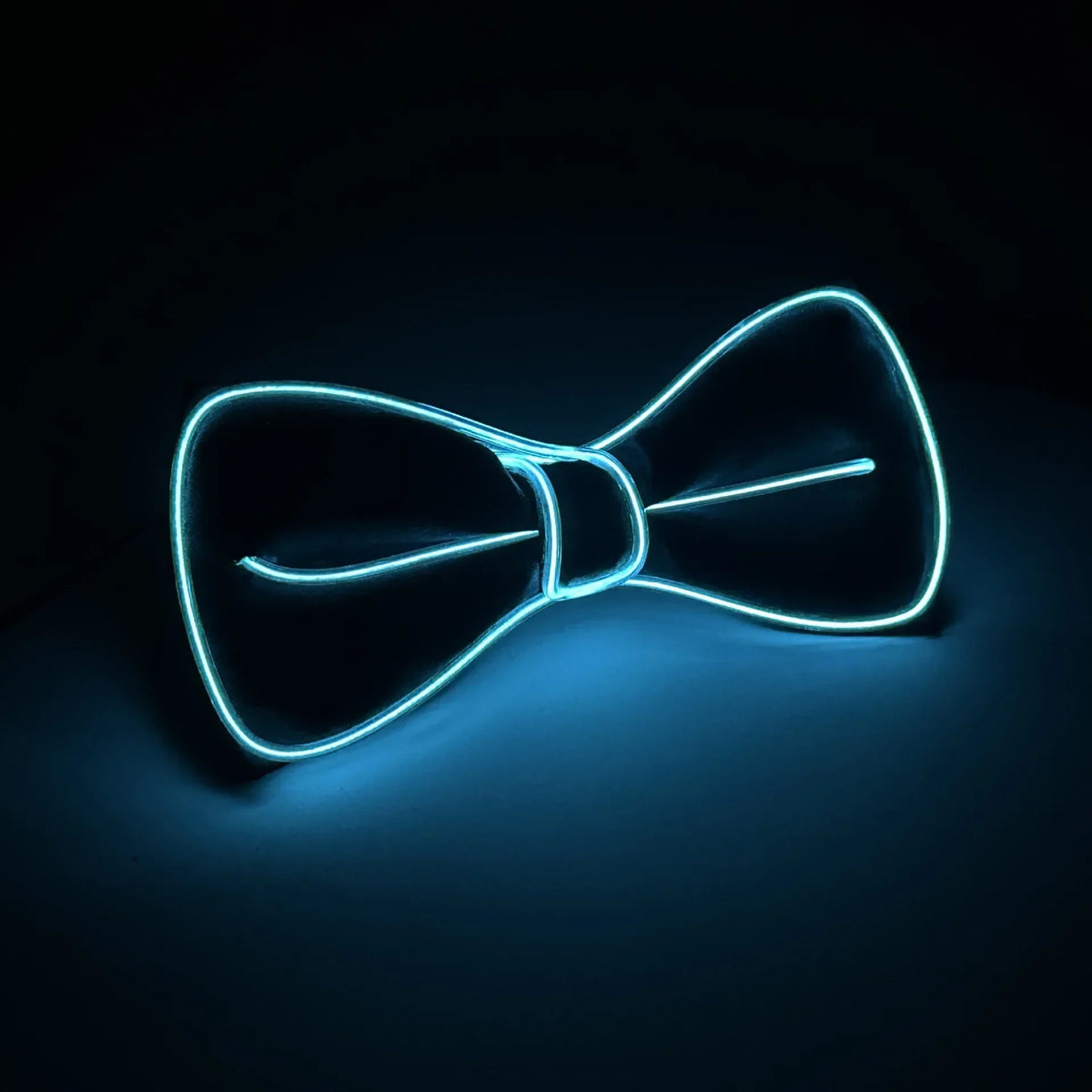 LED Light-Up Suspenders & Bow Tie Glow Party Set LED Party Accessories Babs (12)-Bule