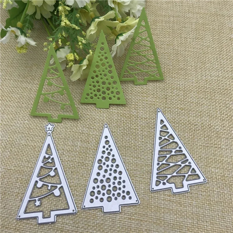 Christmas Snowflake Metal Cutting Dies – Round Stencil Mold Craft Cutting Die Babs
