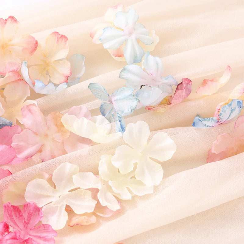 Artificial Silk Hydrangea Flower Heads – 10 or 50 Pcs Artificial Flower Heads Babs