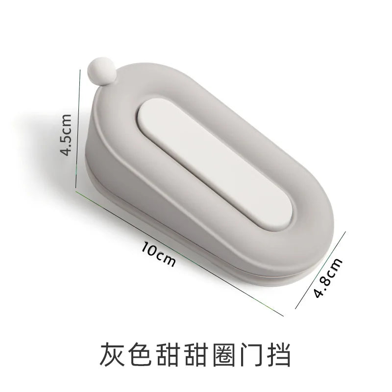 Non-Slip Donut Silicone Door Stopper Wedge – Anti-Collision Silicone Door Stopper Babs 2pcs 2