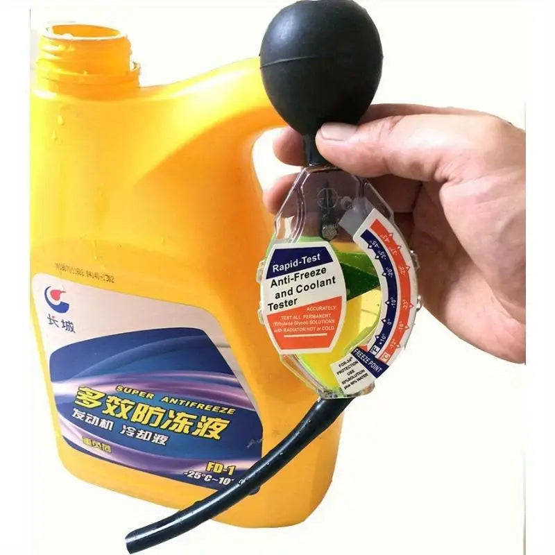 Dial Antifreeze Coolant & Battery Liquid Tester 6/12/24V Coolant Hydrometer Tester Babs