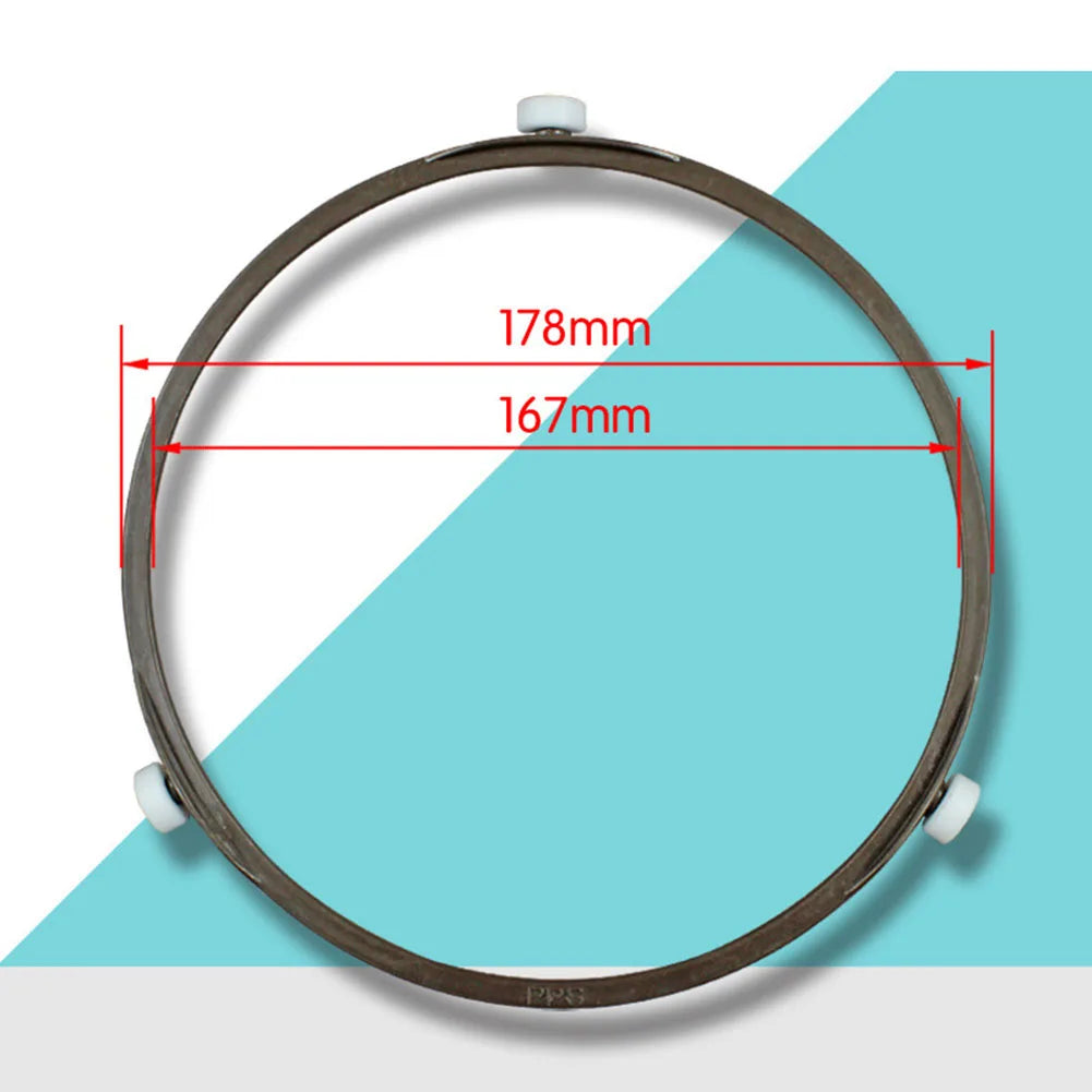 2-Pack Microwave Turntable Roller Ring – 14mm Wheels, 17.8cm Microwave Turntable Ring Babs