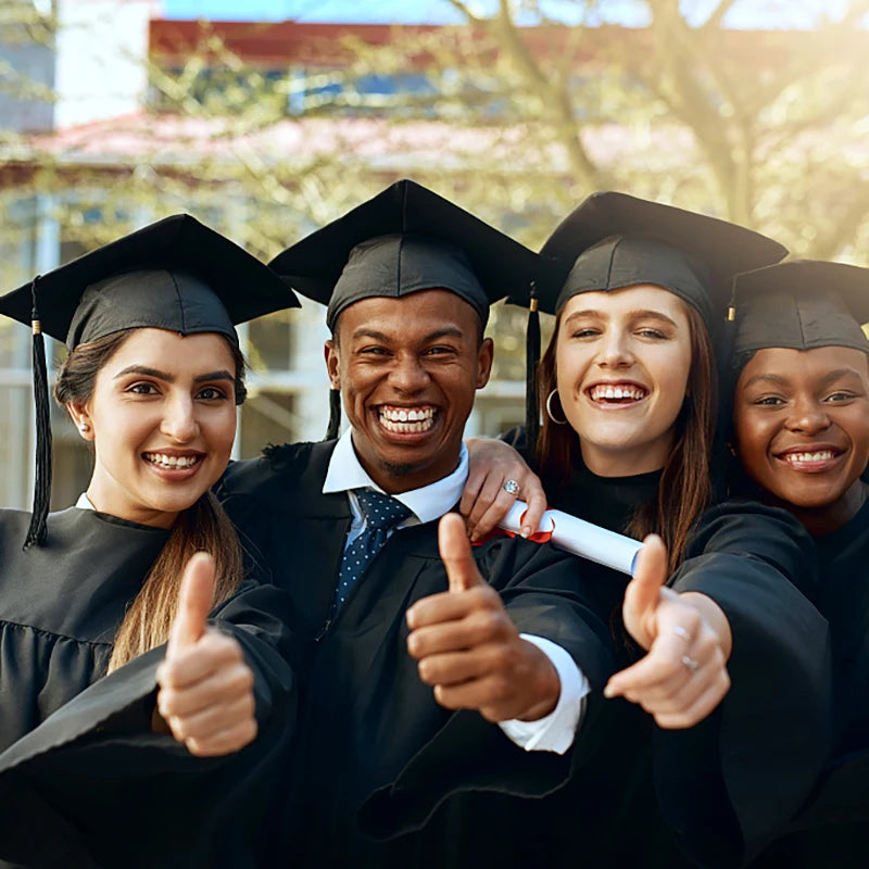 Black Graduation Cap with Tassel – Adult Bachelor & Master Hat Graduation Cap Babs