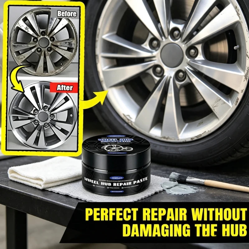 Car Wheel Rim Scratch Repair Paste – Alloy Touch Up Paint 50g Rim Repair Paste Babs