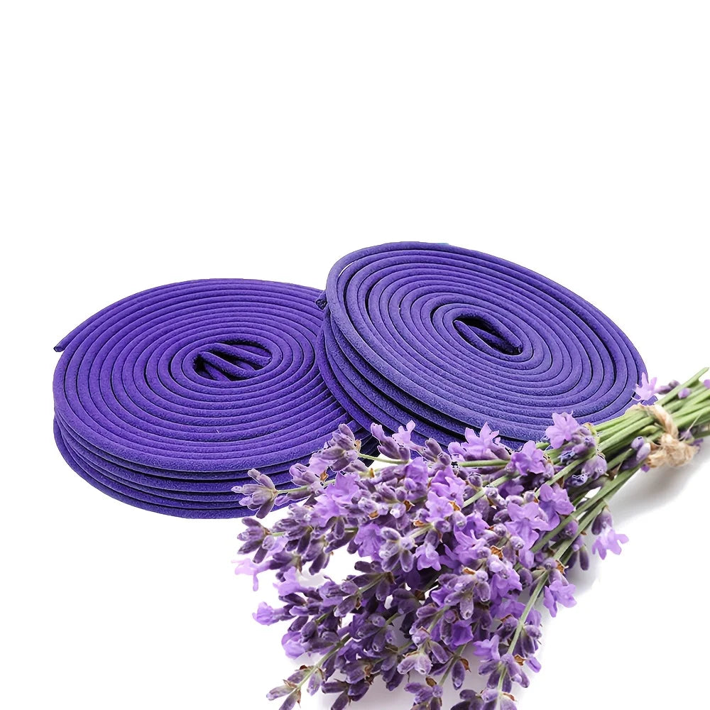 40 Lavender Aromatherapy Coils – Yoga & Air Freshening Aromatherapy Incense Coils Babs