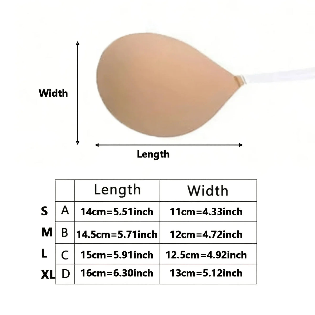 Invisible Strapless Bra – Anti-Slip Lift for Off-Shoulder Dresses Strapless Bra Babs